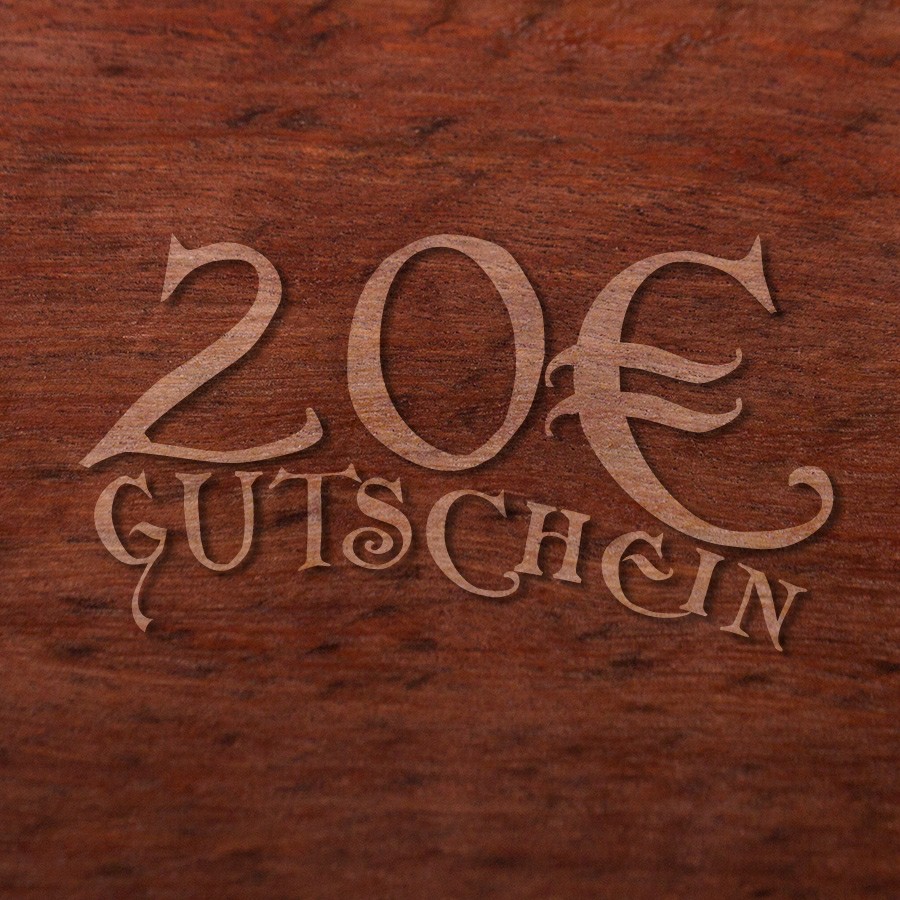 20 Euro Geschenkgutschein Zusatzartikel Holzschmuck aus Naturholz / Anhänger